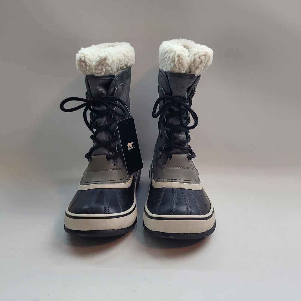 Sorel Women's Winter Carnival Waterproof Boots Gray US Size 7 NL3483-052 Snow